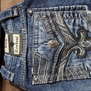 Rock Revival Trellis Slim Straight Jean